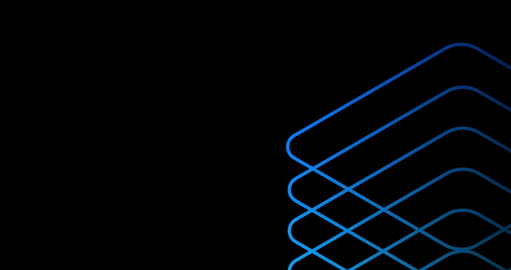 Faded, abstract design with layered blue lines.