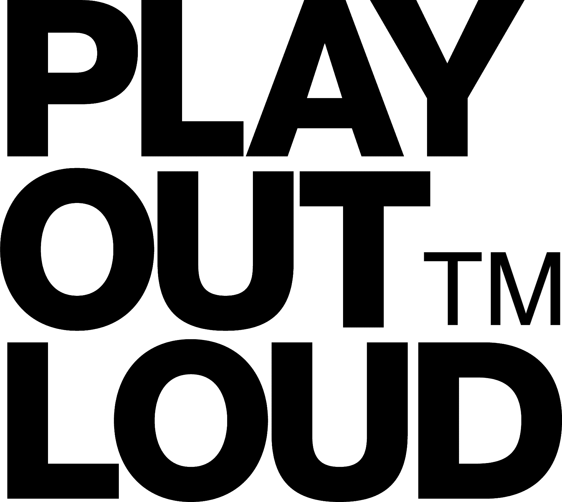 PLAY OUT LOUD registered trademark logo